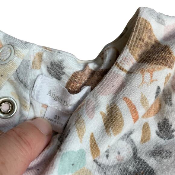 Angel Dear Bamboo Owl Woodland Print Dress - Picture 3 of 10